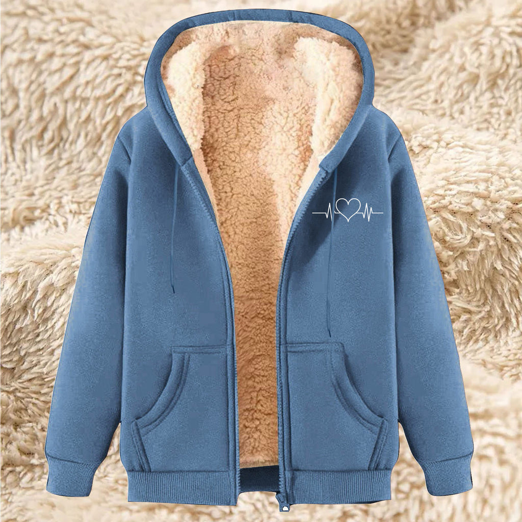 Sweat à capuche en polaire pour homme avec doublure polaire, épais et chaud pour l'hiver, polaire d'agneau pour l'automne et l'hiver