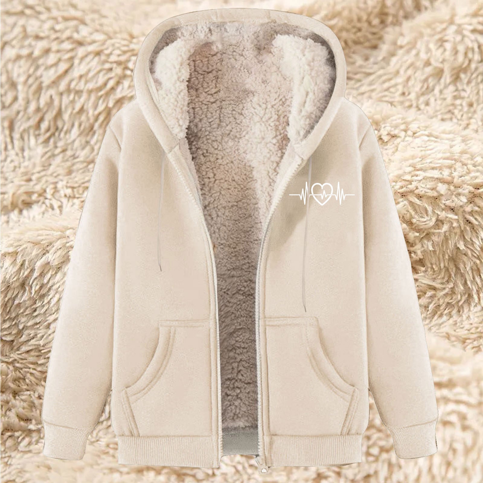 Sweat à capuche en polaire pour homme avec doublure polaire, épais et chaud pour l'hiver, polaire d'agneau pour l'automne et l'hiver