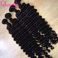 Extensions de cheveux humains Queenlike Deep Wave, 24, 26 et 28 pouces, boucles profondes, 100 % cheveux humains, cheveux brésiliens naturels.
